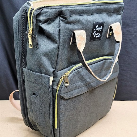 Baby Diaper Bag With Changing Station 3 in 1 diaper bag Backpack Large Capacity - Picture 7 of 11